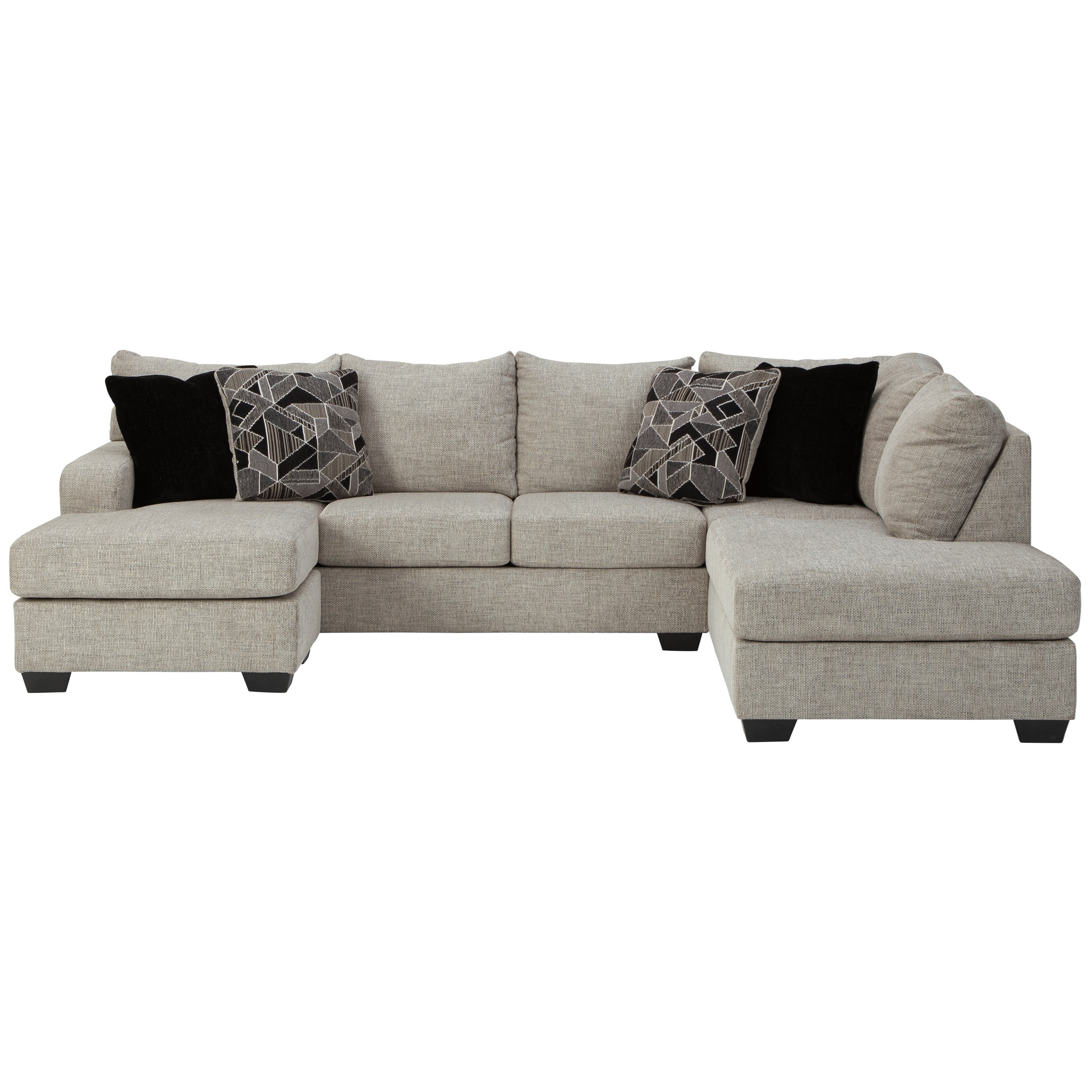Benchcraft Megginson ASP936K UShaped Sectional with Two Chaises Van